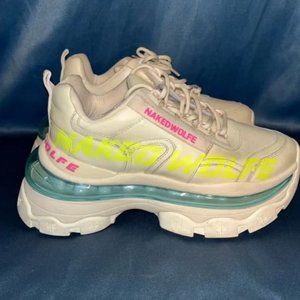Naked Wolfe Fighter Cloud Sneakers Worn, size 38 US 8 in women’s